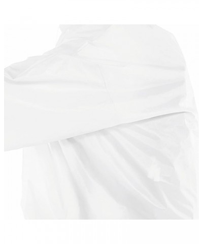 Rain Ponchos for Adults 2 Pack Reusable Rain Coat Clear Raincoats for Women A White $7.64 Coats