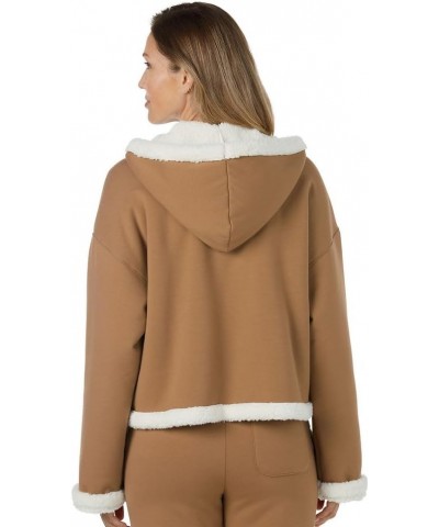 Women's Sharonn Bonded Fleece Pullover Sweater Chestnut $69.49 Jackets