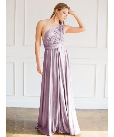 Women's Infinity Bridesmaid Dress with Bandeau top Evening Transformer Maxi Regular and Plus Size Lavender $21.63 Dresses