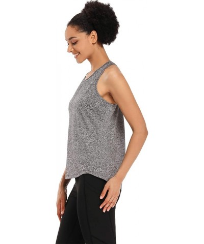 Womens Workout Tops Yoga Tank Tops-Sleeveless Exercise Athletic Gym Sport Shirts Racerback Tank Tops Grey $10.19 Activewear