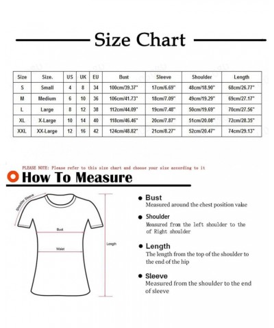 Womens Tops Fashion Oversized T Shirts Short Sleeve Tees Casual 2023 Spring Summer Clothes Letter T-Shirt Orange $5.00 T-Shirts