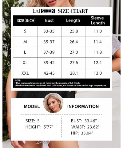 Womens Shirts Casual Short Sleeve V Neck T Shirt Summer Tops Basic Tees A-light Blue $8.66 T-Shirts
