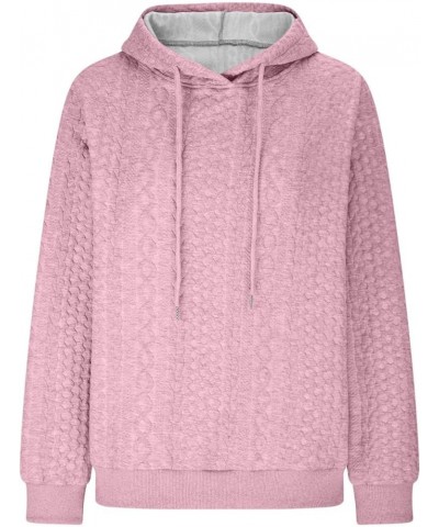 Hoodie Sweaters for Women Cable Knit Slouchy Long Sleeve Oversized Sweatshirt Cozy Chunky Y2K Hoodie Drawstring Pullover Tops...