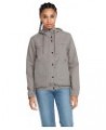 Women's Enemy Stone Hooded Zip Front Windbreaker Jacket (Regular & Plus Size) Gunmetal Grey $34.00 Jackets