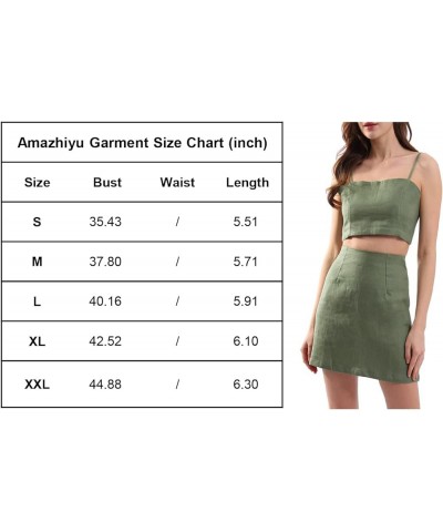 Womens Pure Linen Spaghetti Strap Crop Camisole Summer Strappy Tops Flax $14.99 Tanks