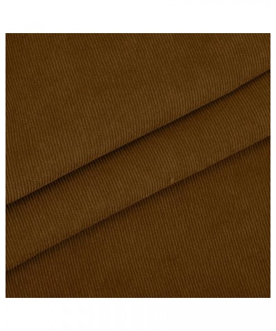 Women's Pants for Work Fall Trendy Corduroy Palazzo Pants Casual Business Long Trousers Stretchy Work Office Pants Brown 2 $9...