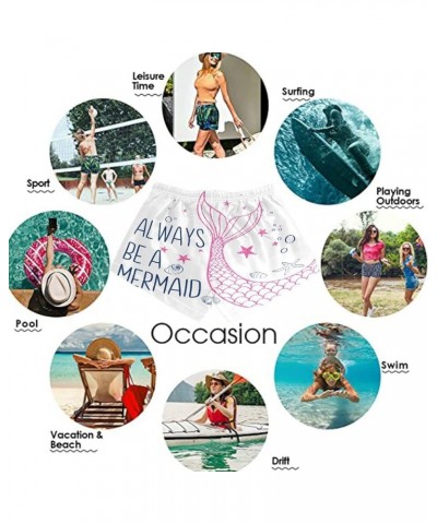 Women's Drawstring Board Shorts Quick Dry Stretch Novelty Patterns Swimsuits Swimwear Bottoms S-L Multi08 $12.25 Swimsuits