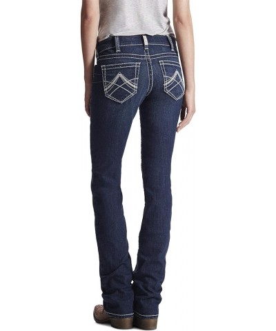 Women's R.e.a.l. Mid Rise Stretch Icon Stackable Straight Leg Jean Ocean $43.42 Jeans