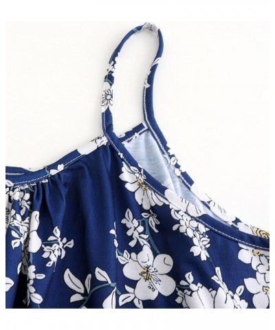 Plus Size Tank Tops for Women Camisoles Cami Dress Loose Fit Sleeveless Flowy Spaghetti Strap Summer A11 - Floral 3 $10.59 Tanks