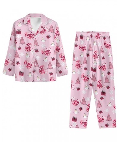 Pajamas for Women Set Long Pants Sleepwear Sets Soft Comfy Night Wear V-Neck Loungewear Cute Pajama House Wear Christmas-love...