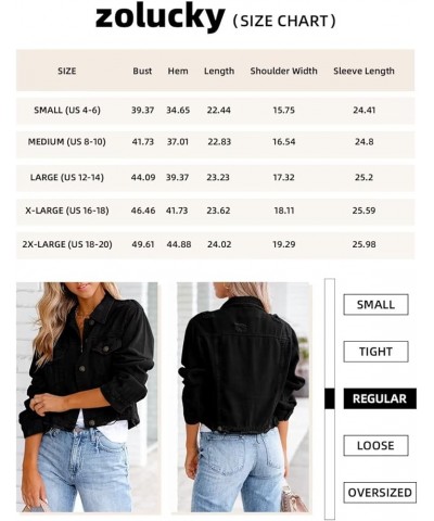 Womens Denim Jacket Distressed Frayed Ripped Jean Jacket Casual Button Down Light Jackets E Wine Red $28.59 Jackets