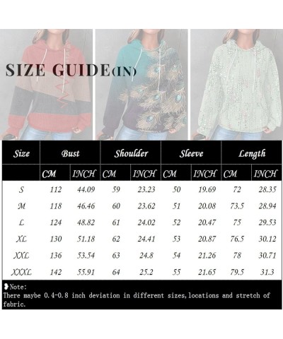 Hoodies Women Plus Size Fall Clothes Womens 2023 Hooded Drawstring Hoodies Pullover Sweatshirts Casual Long Sleeve Tops 04-re...