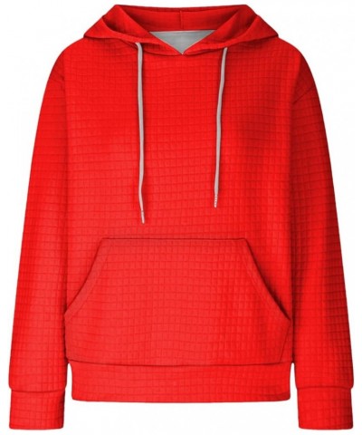 Hoodies Women Plus Size Fall Clothes Womens 2023 Hooded Drawstring Hoodies Pullover Sweatshirts Casual Long Sleeve Tops 04-re...