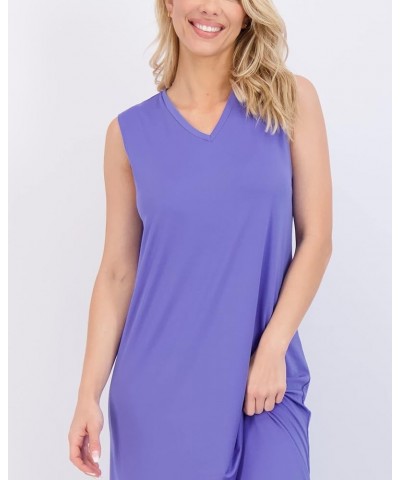 3 Pack: Women's Soft Tank Nightgown Sleeveless Nightshirt Sleep Dress (Available In Plus Size) Tank Nightshirt Set 8 $23.36 S...