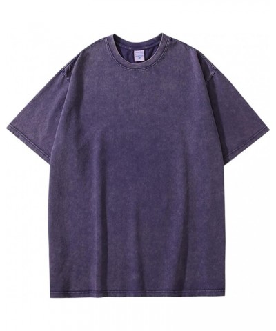Vintage Oversized T Shirts for Women Baggy Shirt Streetwear Boyfriend Tee Workout Casual Short Sleeve Cotton Tops Purple $13....