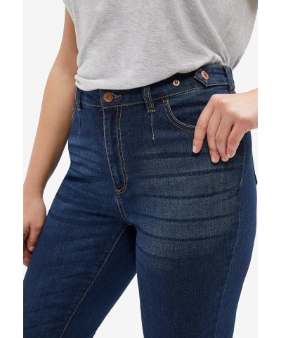 Women's Plus Size Straight Stretch Jeans Light Stonewash $31.14 Jeans