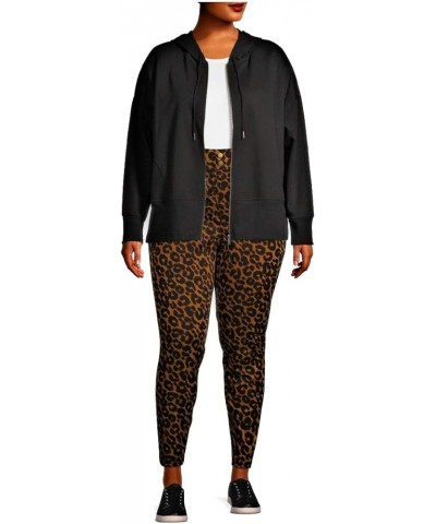 Women's Plus Size Super Soft Jeggings Leopard $12.15 Jeans