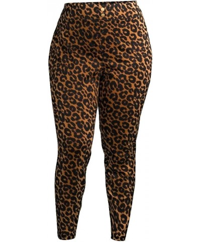 Women's Plus Size Super Soft Jeggings Leopard $12.15 Jeans