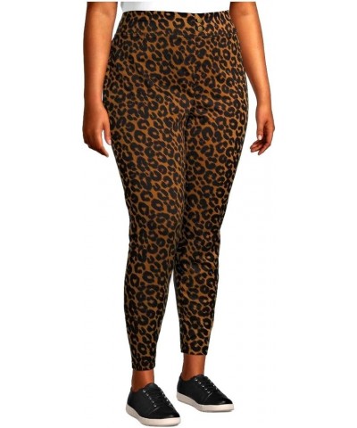 Women's Plus Size Super Soft Jeggings Leopard $12.15 Jeans