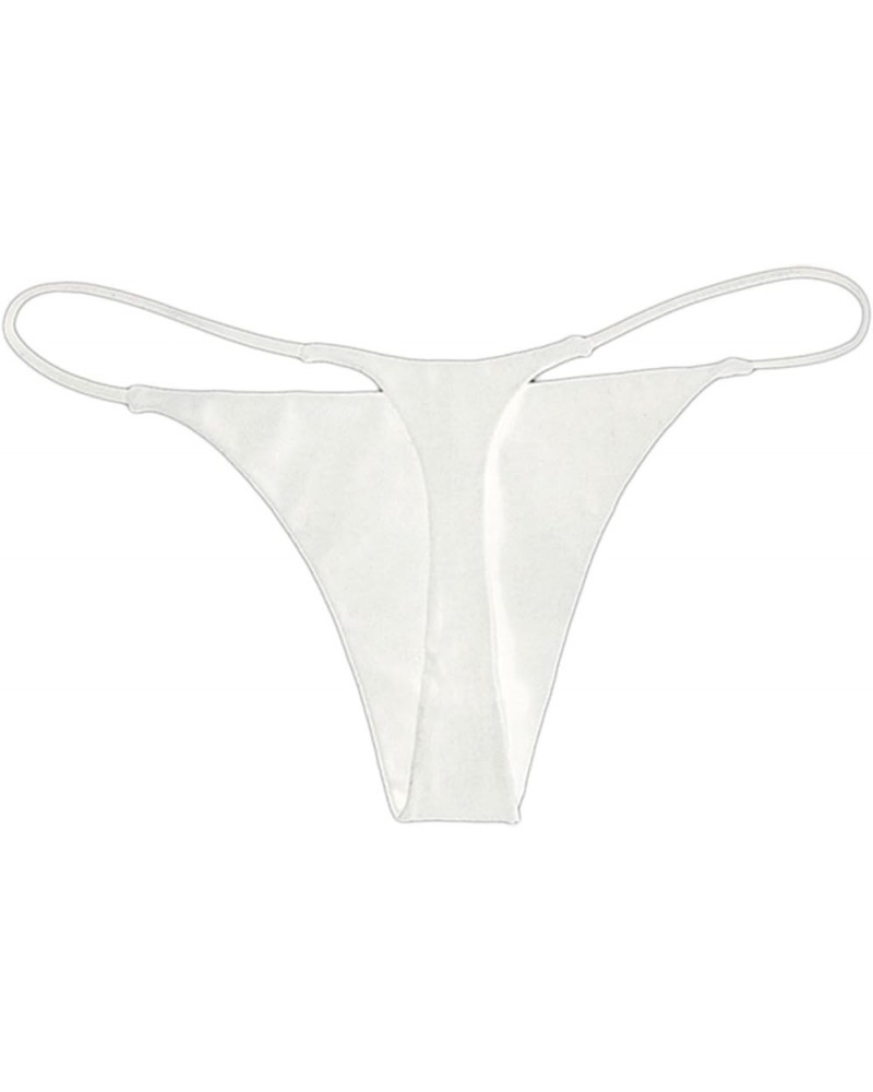 Lace Lingerie Strappy Lingerie Fashion Asic Elastic Women's Underwear ColorPrint Sexy B Comfortable Solid Subm White $5.19 Li...
