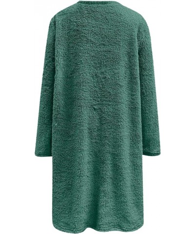 Fleece Sherpa Pullover for Women Casual Crewneck Pullover Winter Warm Faux Fur Sweatshirts Loungwear Tops with Pocket 2-ag $1...