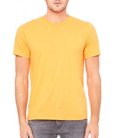Unisex Poly-Cotton Short-Sleeve T-Shirt Neon Orange $7.62 T-Shirts