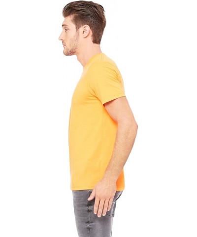 Unisex Poly-Cotton Short-Sleeve T-Shirt Neon Orange $7.62 T-Shirts