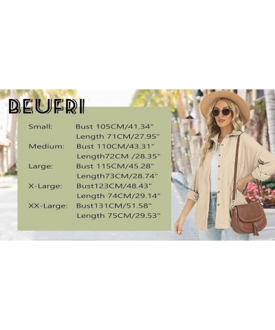 Plus Size Corduroy Jacket for Women Casual Long Sleeve Button Down Shacket Jacket 00 Purple $19.00 Jackets