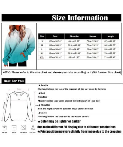 Womens Long Sleeve Tops Drawstring Pullover Tops Fall Tie Dye Light Weight Hoodies Loose Fit Business Casual Clothes F206-dar...