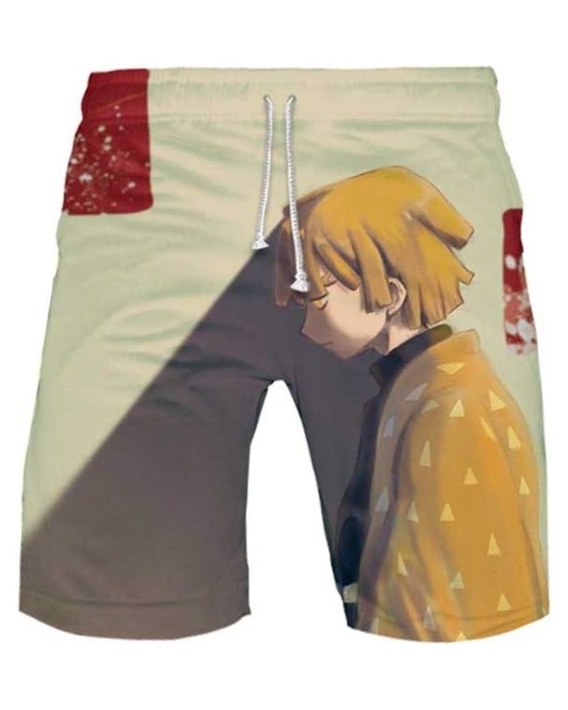 Anime 3D Printed Beach Shorts Swim Trunks for Demon Slayer Summer Boardshorts Jersey Short Pants 1119-19 $9.66 Swimsuits