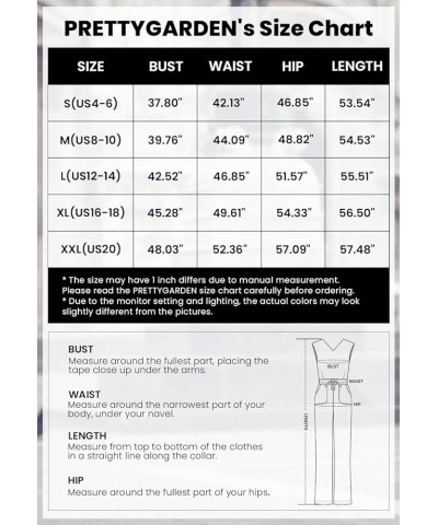 Jumpsuits for Women Casual Summer 2024 Sleeveless V Neck Baggy Wide Leg Romper One Piece Outfit Brilliant Blue $19.94 Jumpsuits