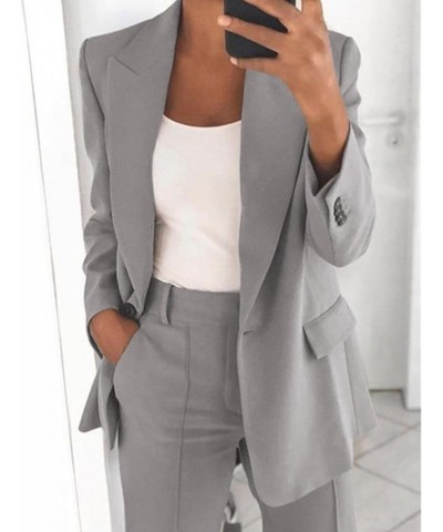 Oversized Blazers for Women Long Sleeve Open Front Jacket Coat Workwear 2023 Fashion Notched Collar Jackets Blazer 2322-nfhhs...