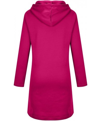 Zip Up Hoodie Women Casual Oversized Long Hoodies Long Sleeve Drawstring Asymmetrical Tunic Sweatshirts With Pockets 04 Hot P...