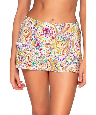 Women's Standard Sporty Swim Skirt Swimsuit Bottom with Inner Shorts Phoenix $42.72 Swimsuits