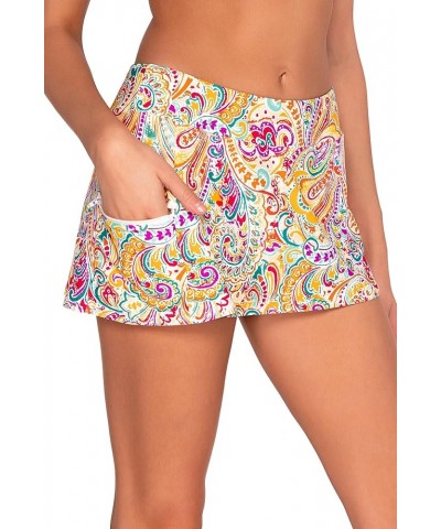 Women's Standard Sporty Swim Skirt Swimsuit Bottom with Inner Shorts Phoenix $42.72 Swimsuits
