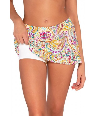 Women's Standard Sporty Swim Skirt Swimsuit Bottom with Inner Shorts Phoenix $42.72 Swimsuits