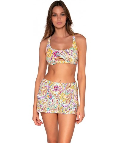 Women's Standard Sporty Swim Skirt Swimsuit Bottom with Inner Shorts Phoenix $42.72 Swimsuits