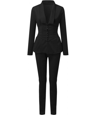 Women's Two Piece Lapels Suit Set Business Office Suit Set for Women Dressy Women's Formal Office Business Work Jacket Suit B...