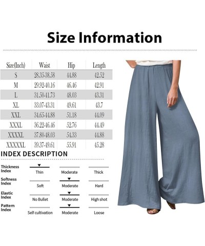 Women's Palazzo Pants High Waist Wide Leg Pants Fashion Floral Leaf Print Casual Loose Street Straight Pants, S-5XL 4-dark Gr...
