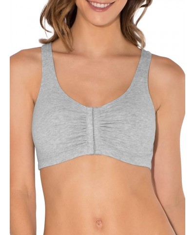Women's Front Close Builtup Sports Bra Black Hue/Heather Grey 2-pack $15.85 Lingerie