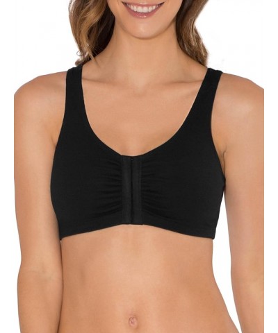 Women's Front Close Builtup Sports Bra Black Hue/Heather Grey 2-pack $15.85 Lingerie