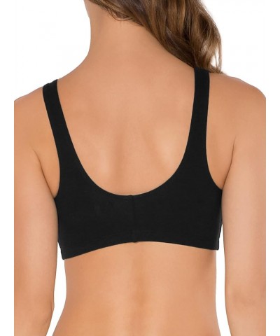 Women's Front Close Builtup Sports Bra Black Hue/Heather Grey 2-pack $15.85 Lingerie