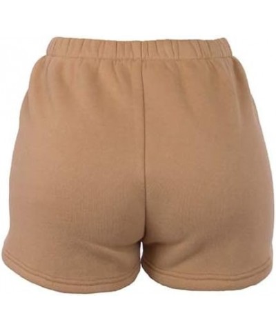 Women’s Casual Comfy Sweat Short’s with Elastic Waist Band and Pockets Athletic Lounge Shorts Desert $17.63 Activewear