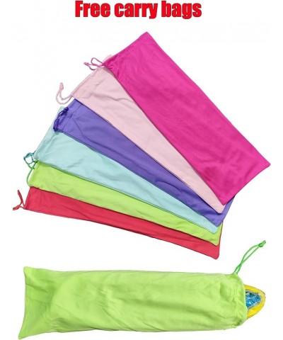 43"(110 cm) Youth Worship Praise Fan Flag Streamers, Belly Dance Silk Fan Veil, Set of 2 Sakura $18.14 Others