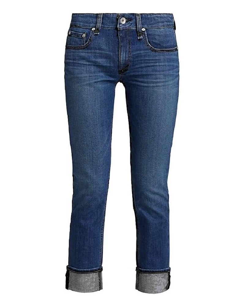 Womens Slim Low-Rise Boyfriend Jeans Calimet $78.00 Jeans