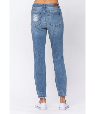 Women's High Waist Distressed Slim Boyfriend Jeans Md $39.19 Jeans