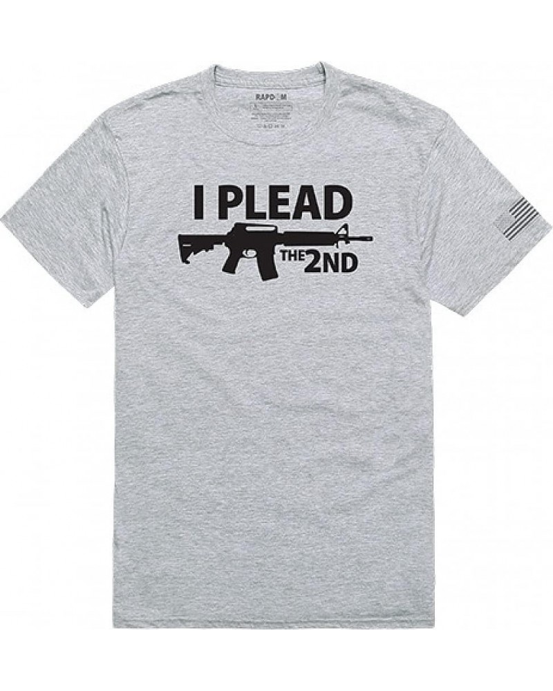 Tactical Graphic T-Shirt-Short Sleeve Grey I Plead $5.86 T-Shirts