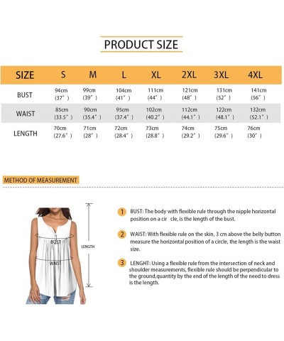 Women Henley Shirts Loose Casual Beach Tops, Sleeveless Tank Tops Summer Tunic Blouses S-4XL Hibiscus Flowers Blue $13.23 Swi...
