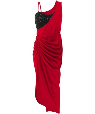 Women's New Years Eve Dress Dress Vintage 1920S Bead Fringe Sequin Lace Party Flapper Cocktail Prom Dress 8-red $24.44 Dresses