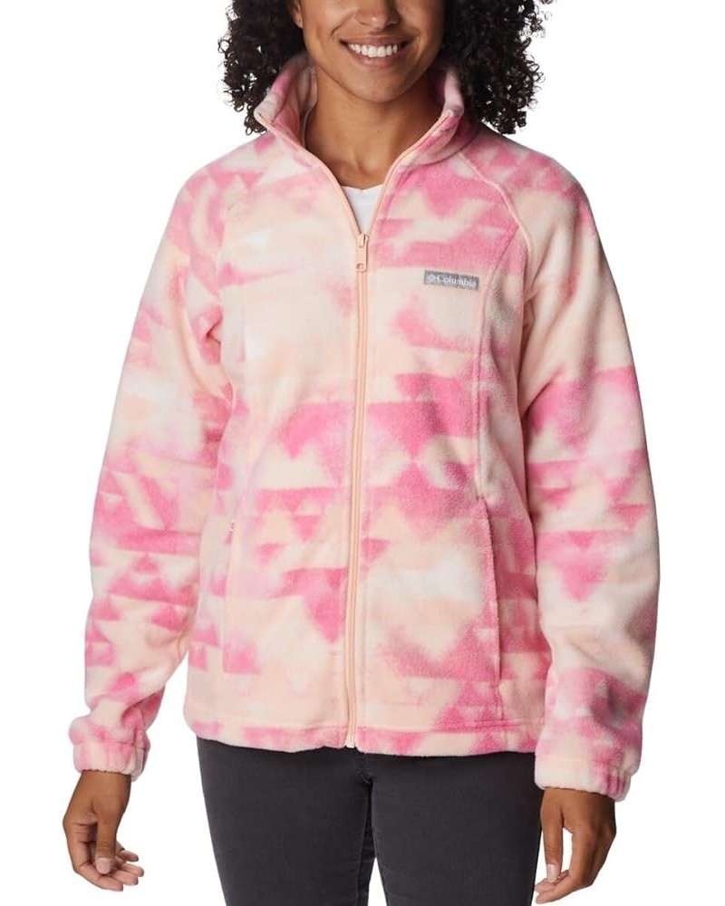 Women's Benton Springs Printed Full Zip Peach Blossom/Distant Peaks $14.35 Jackets